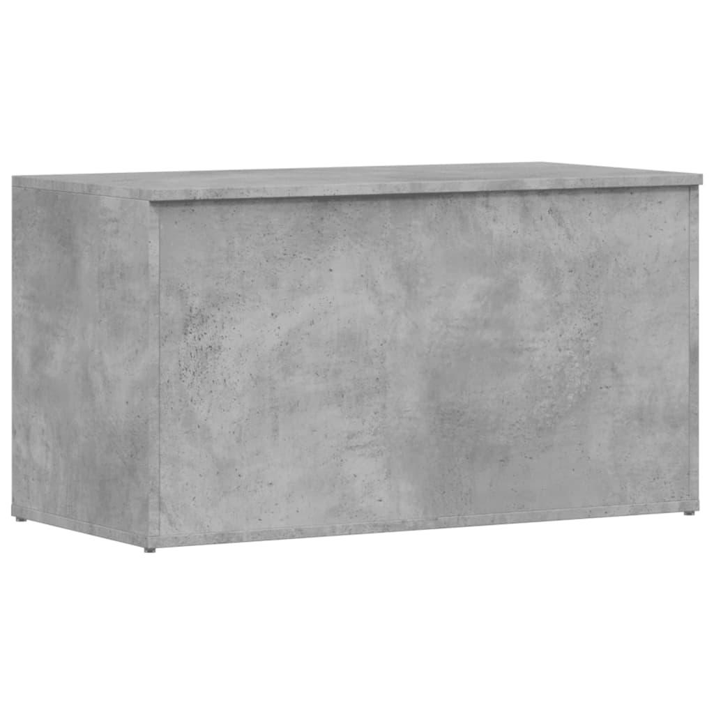 Baúl almacenaje madera contrachapada gris hormigón