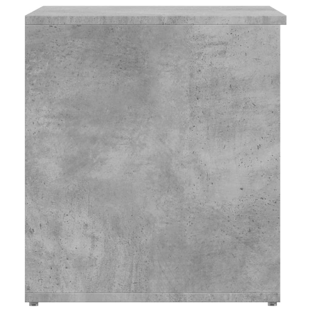 Baúl almacenaje madera contrachapada gris hormigón