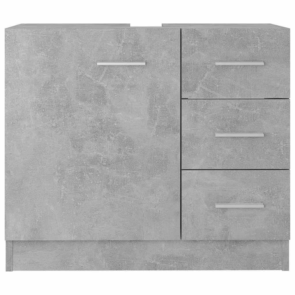 Armario para lavabo contrachapada gris hormigón