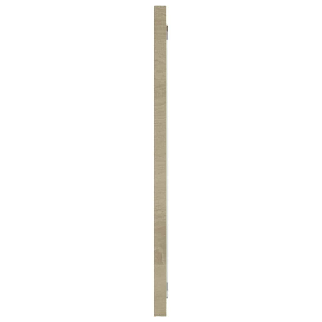 Espejo de baño madera contrachapada roble ahumado 60x10,5x45 cm