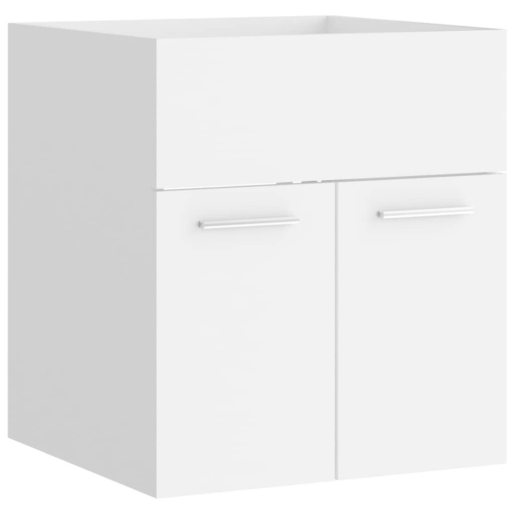 Armario para lavabo madera contrachapada gris Sonoma 63x30x54cm