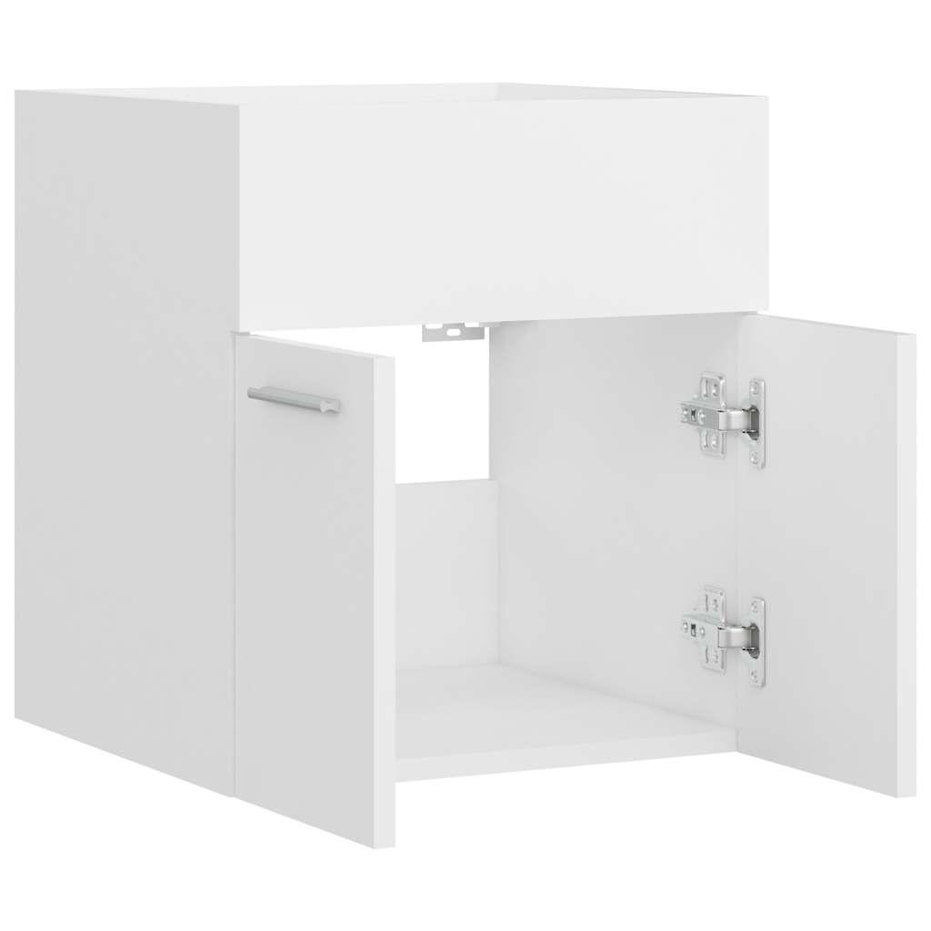 Armario para lavabo madera contrachapada gris Sonoma 63x30x54cm