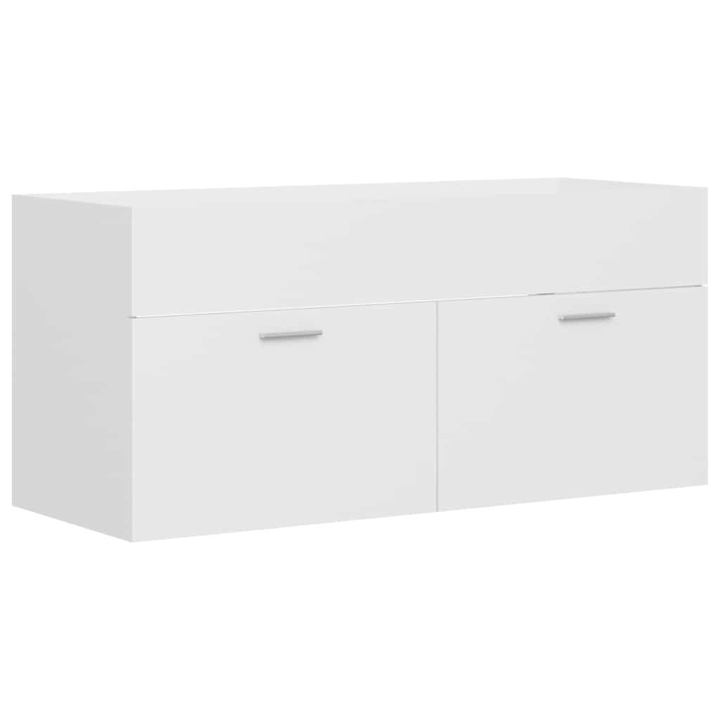 Armario para lavabo madera contrachapada color roble 63x30x54cm