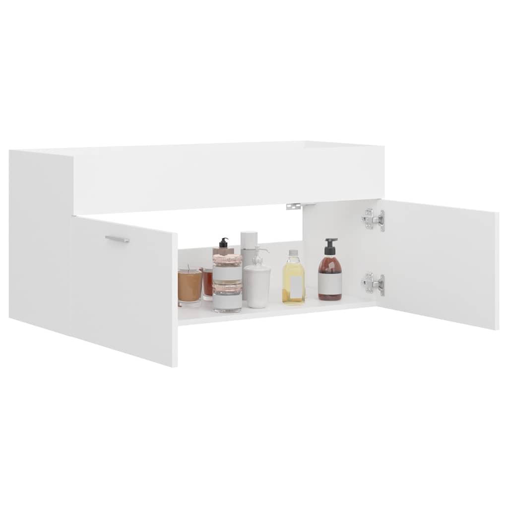 Armario para lavabo madera contrachapada color roble 63x30x54cm
