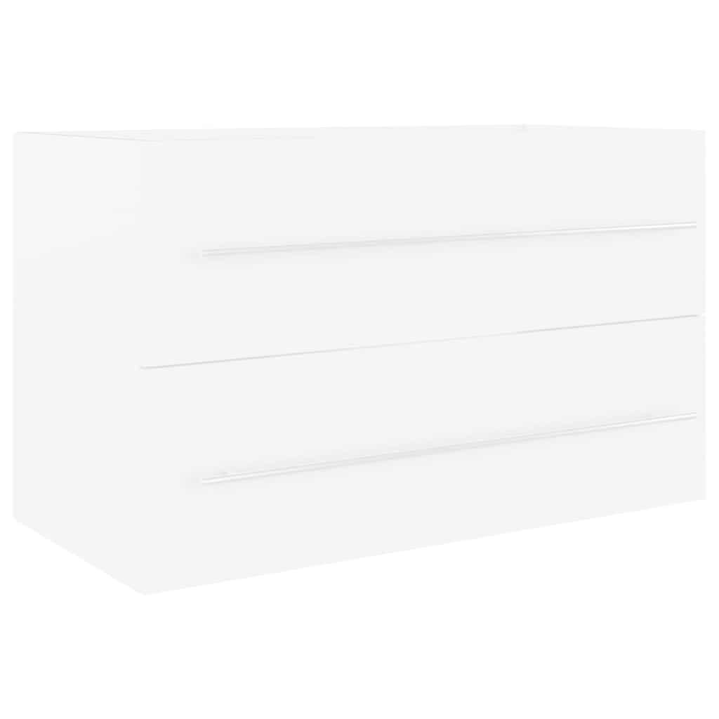Armario para lavabo madera contrachapada gris Sonoma 63x30x54cm