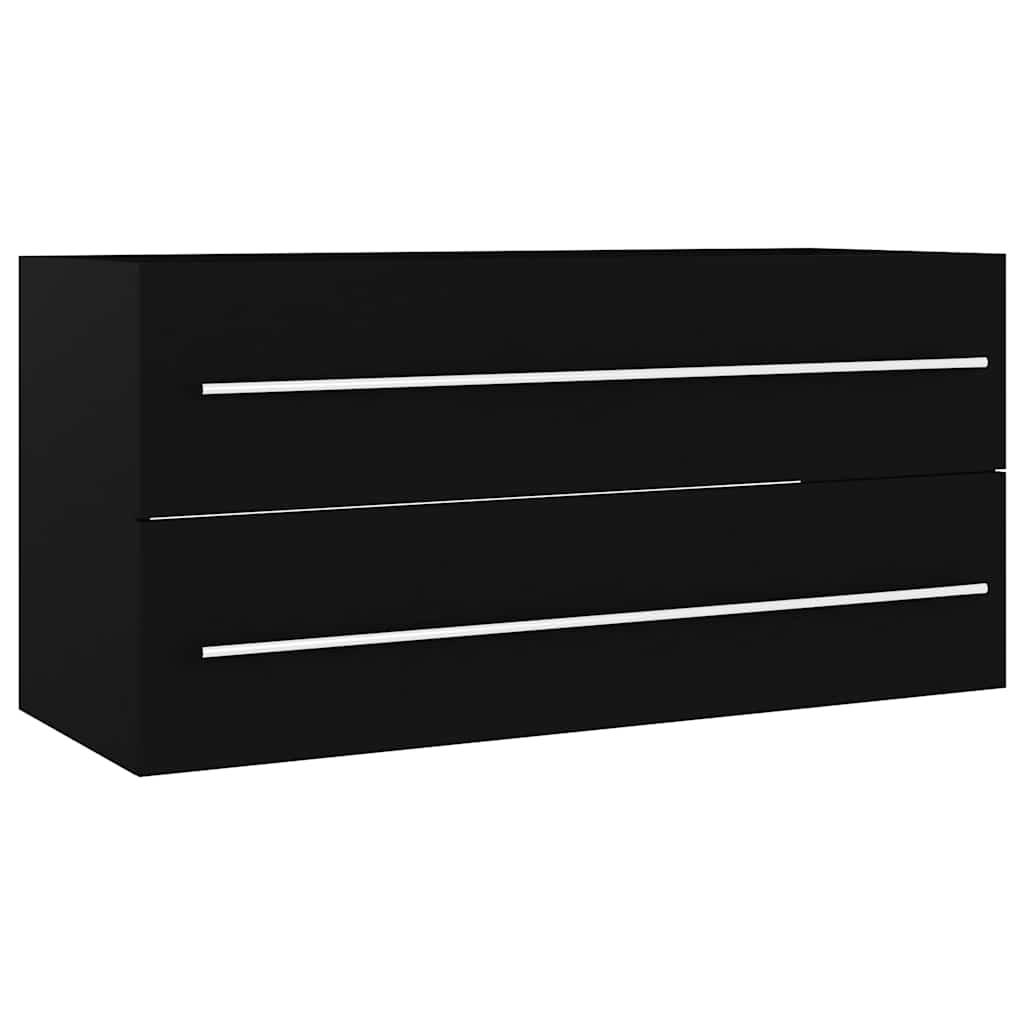 Armario para lavabo madera contrachapada gris Sonoma 63x30x54cm
