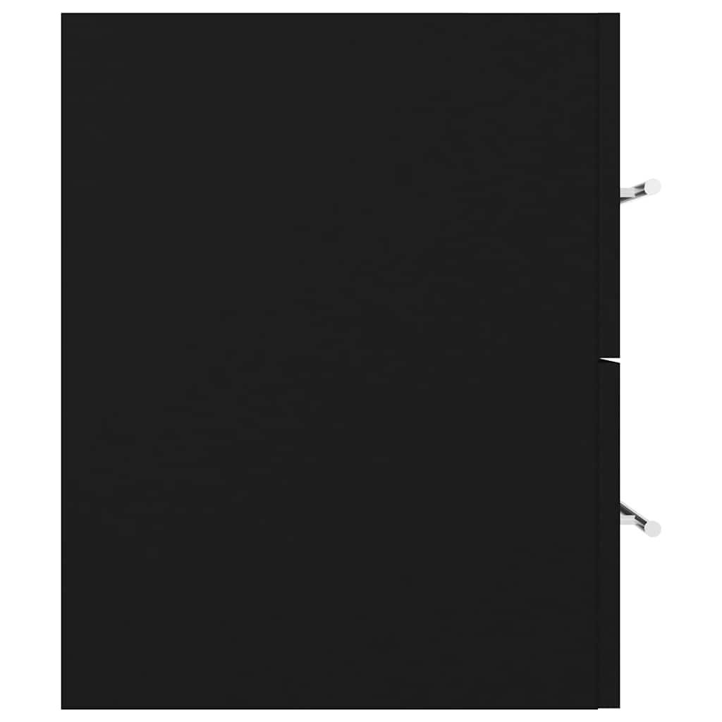 Armario para lavabo madera contrachapada gris Sonoma 63x30x54cm