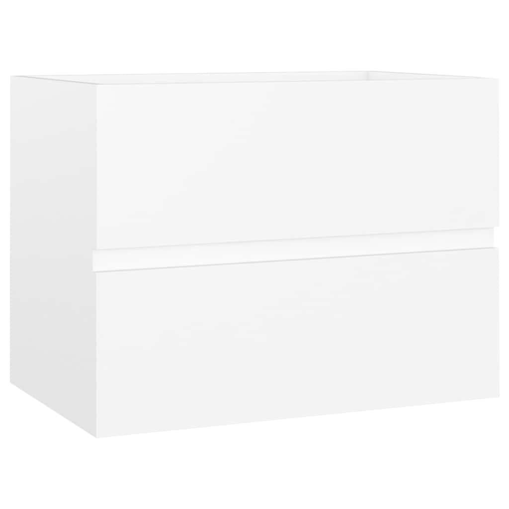 Armario para lavabo madera contrachapada gris Sonoma 63x30x54cm