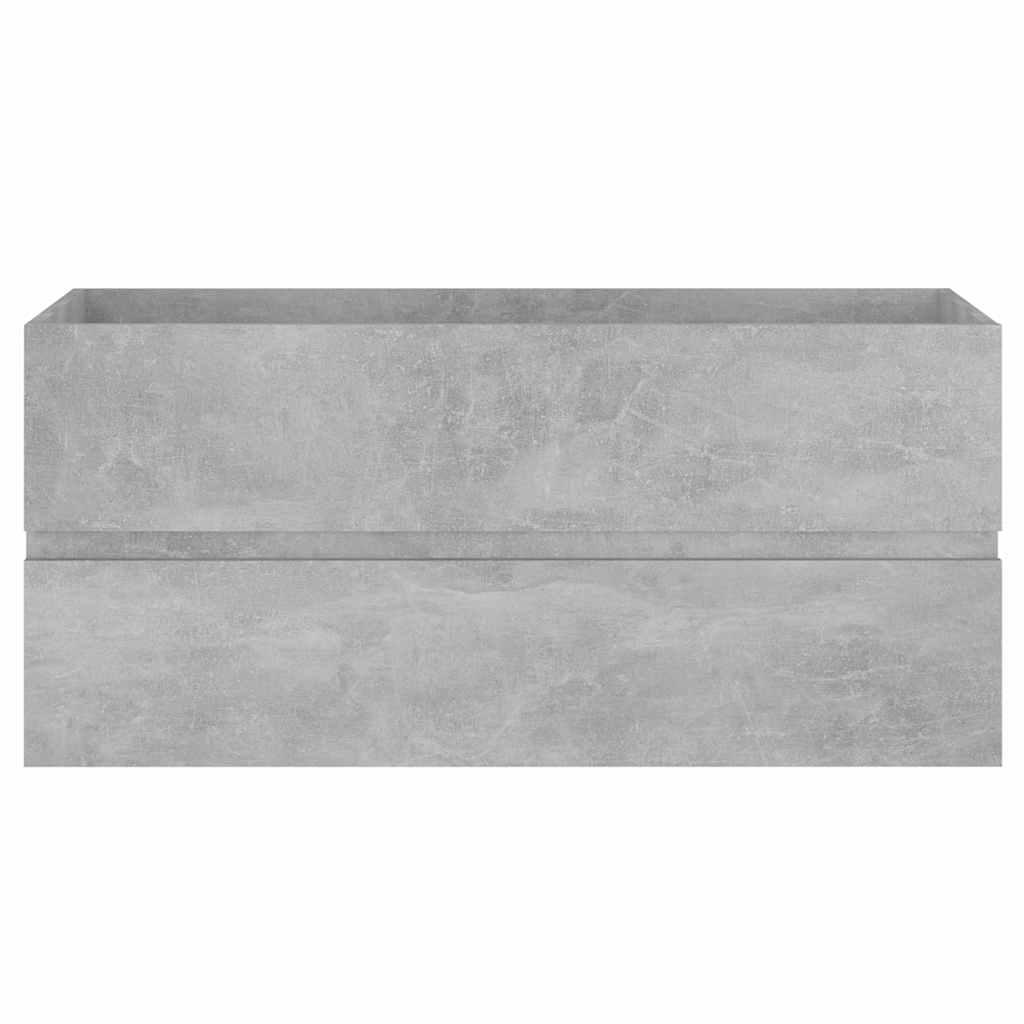 Armario para lavabo contrachapada gris hormigón