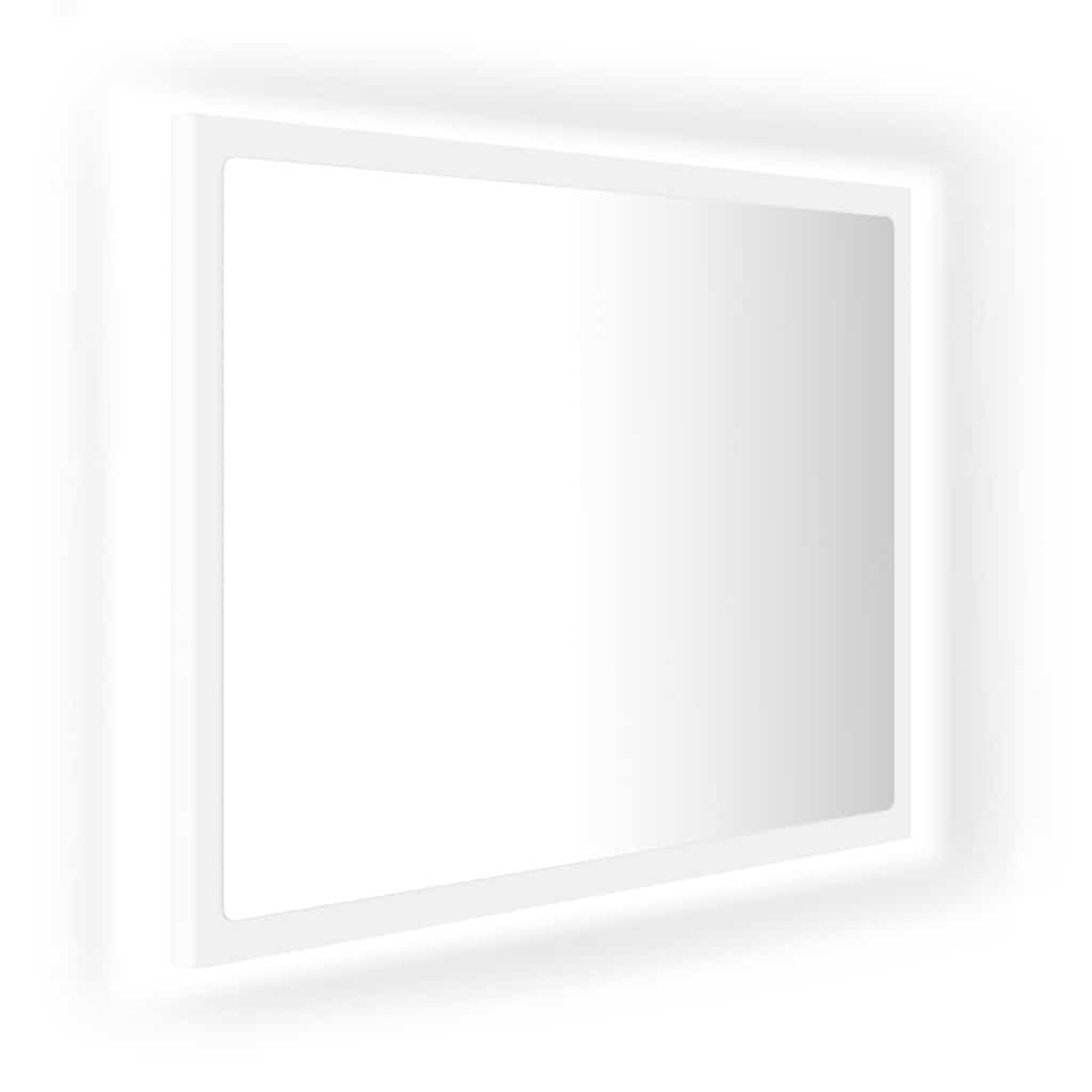 Espejo de baño LED acrílico color roble Sonoma 100x8,5x37 cm