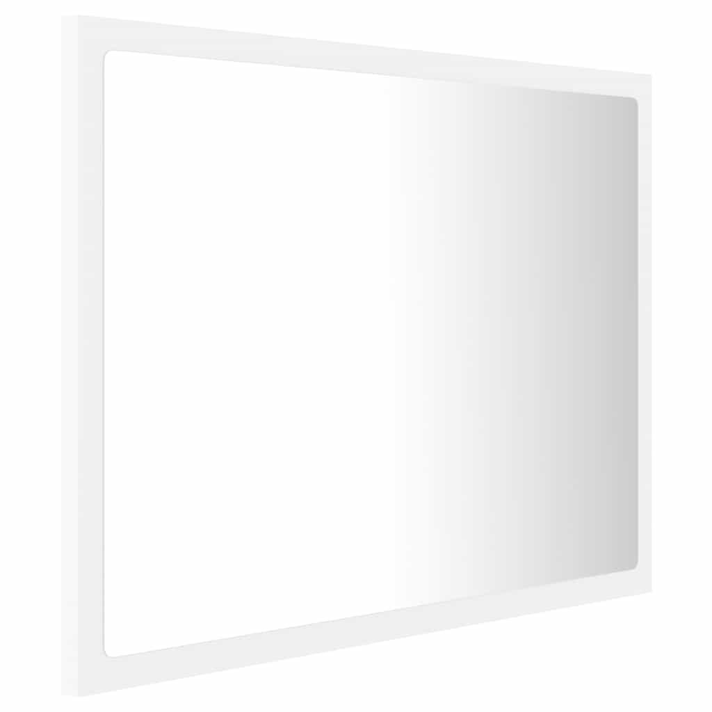 Espejo de baño LED acrílico color roble Sonoma 100x8,5x37 cm