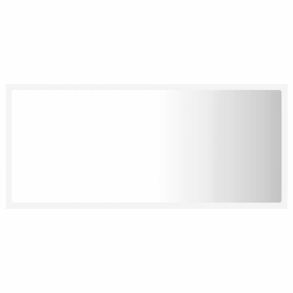 Espejo de baño LED acrílico color roble Sonoma 100x8,5x37 cm