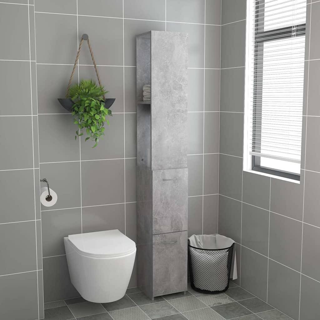 Armario de baño madera contrachapada hormigón