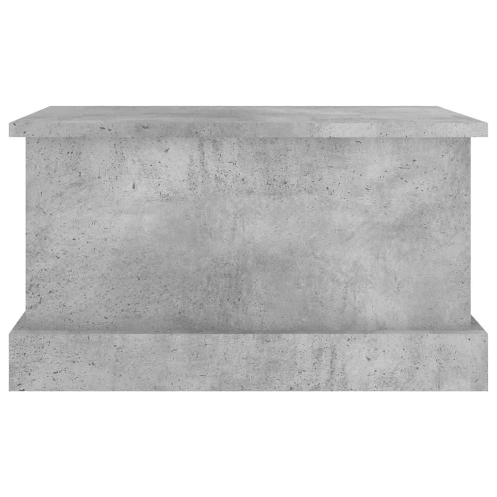 Baúl almacenaje madera contrachapada gris hormigón