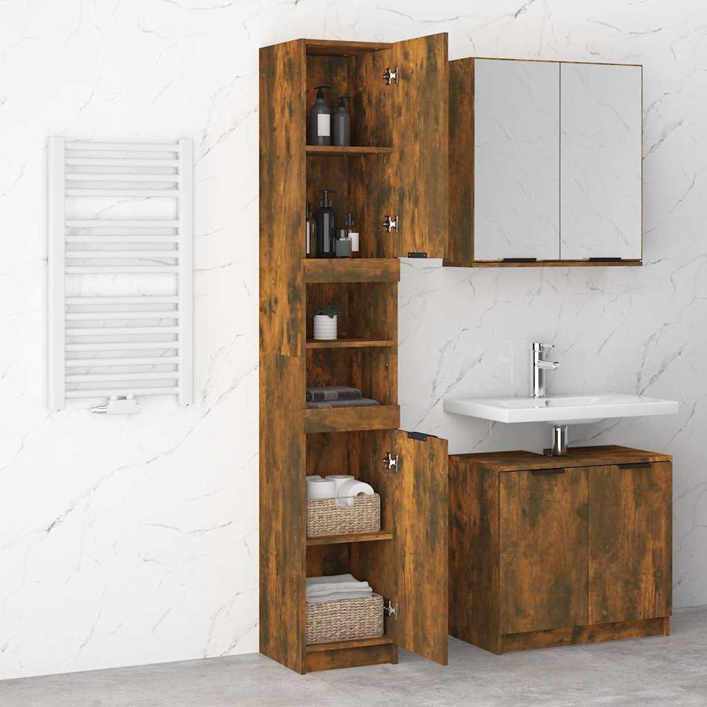 Armario de baño madera