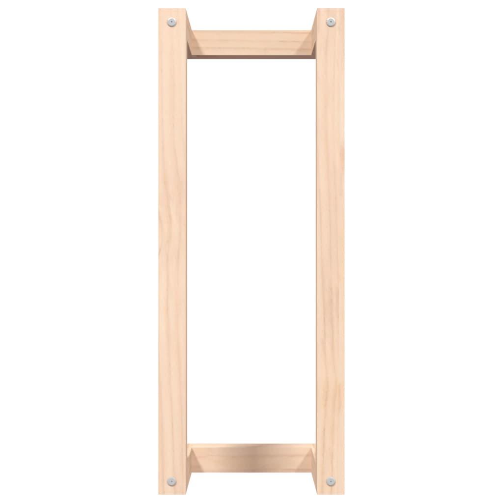Toallero de madera maciza de pino blanco 23x18x110 cm