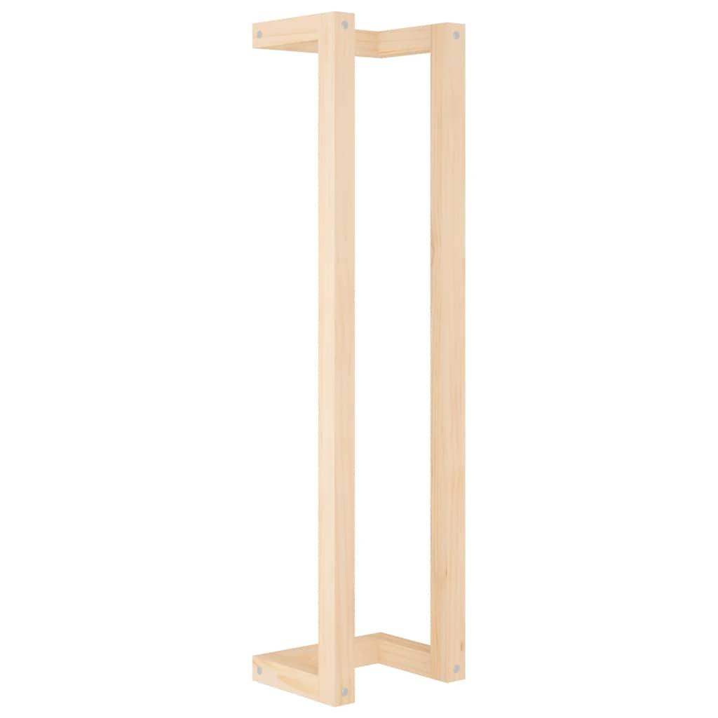 Toallero de madera maciza de pino blanco 23x18x110 cm
