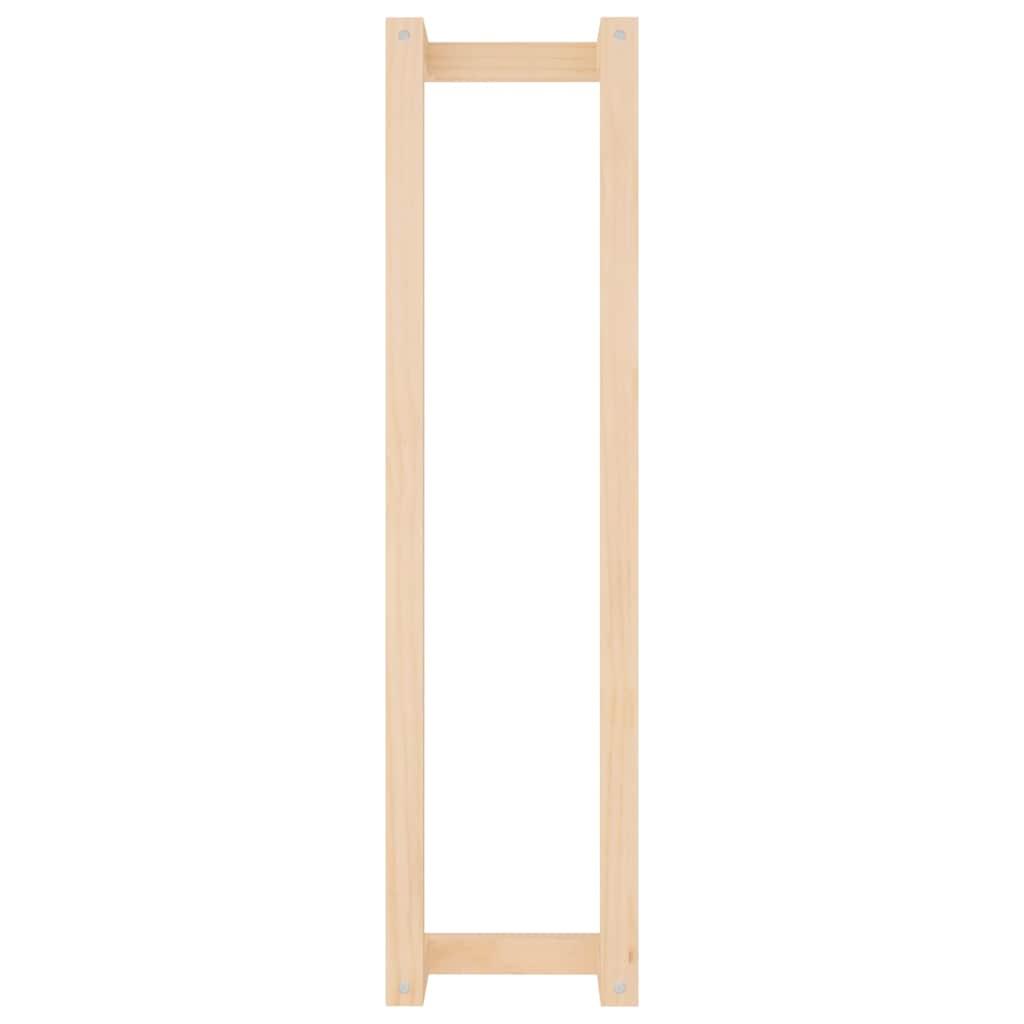 Toallero de madera maciza de pino blanco 23x18x110 cm