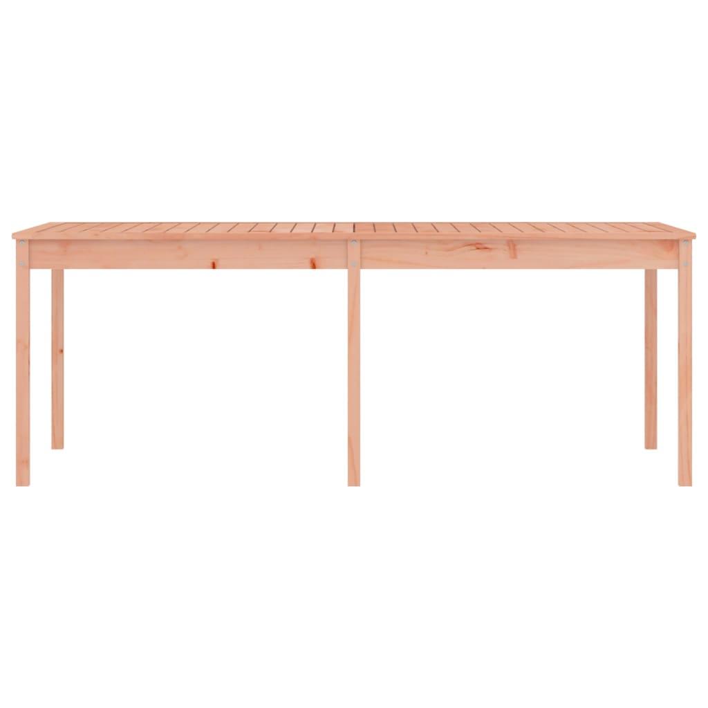 Mesa de jardín madera maciza de abeto Douglas 203,5x100x76 cm