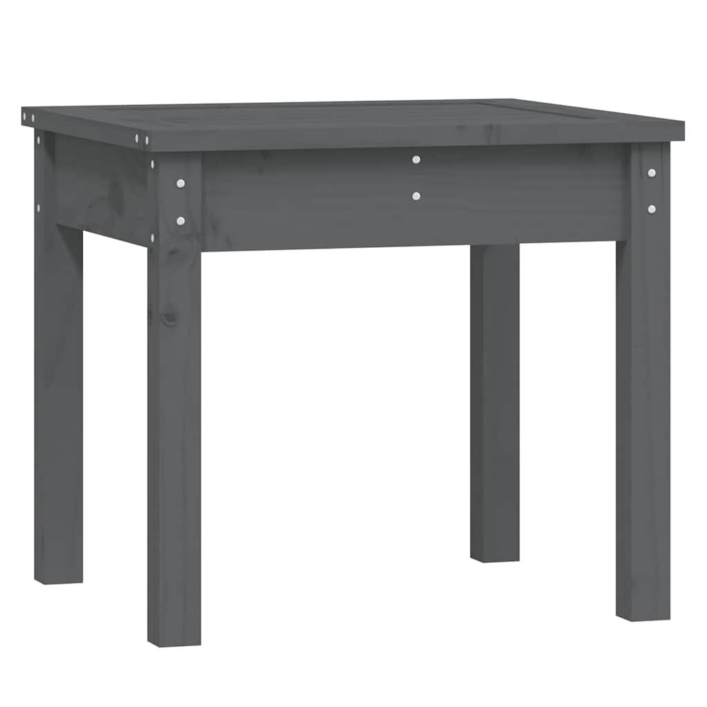 Banco de jardín madera maciza de pino blanco 111,5x53x71 cm