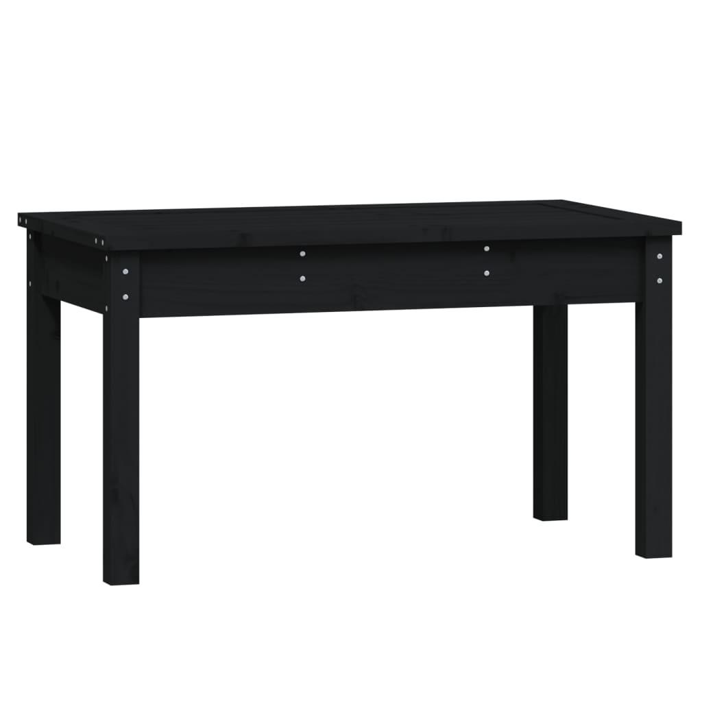 Banco de jardín madera maciza de pino blanco 111,5x53x71 cm