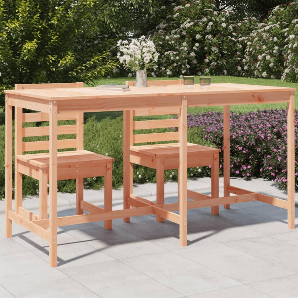 Mesa de jardín madera maciza de abeto Douglas 203,5x100x76 cm