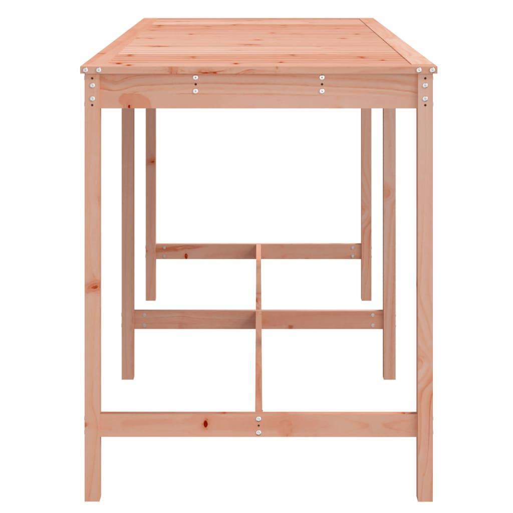 Mesa de jardín madera maciza de abeto Douglas 203,5x100x76 cm