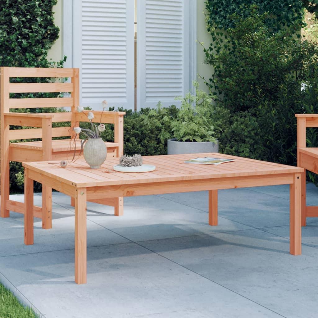 Mesa de jardín madera maciza de abeto Douglas 203,5x100x76 cm