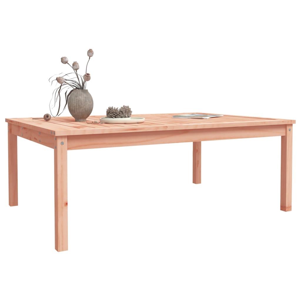 Mesa de jardín madera maciza de abeto Douglas 203,5x100x76 cm