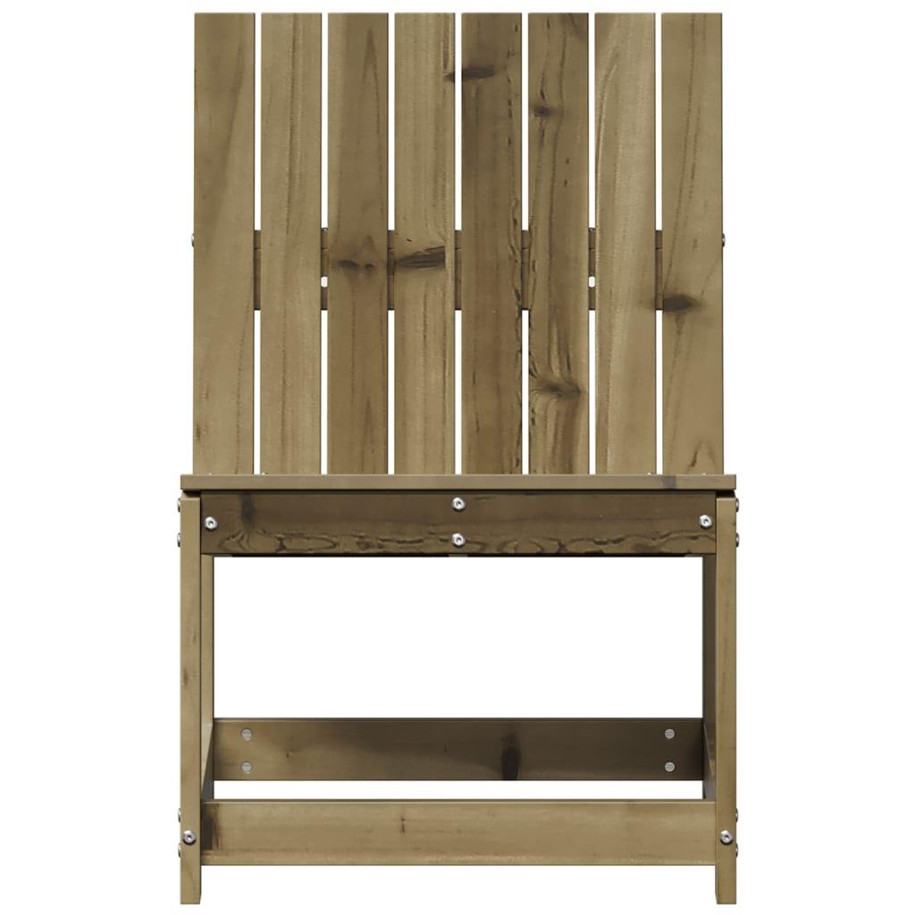 Silla de jardín madera de pino impregnada