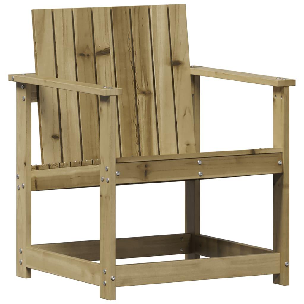 Silla de jardín madera de pino impregnada