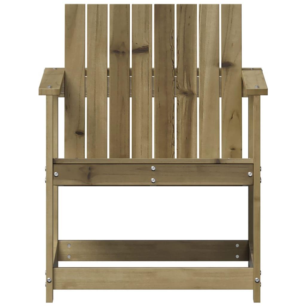 Silla de jardín madera de pino impregnada
