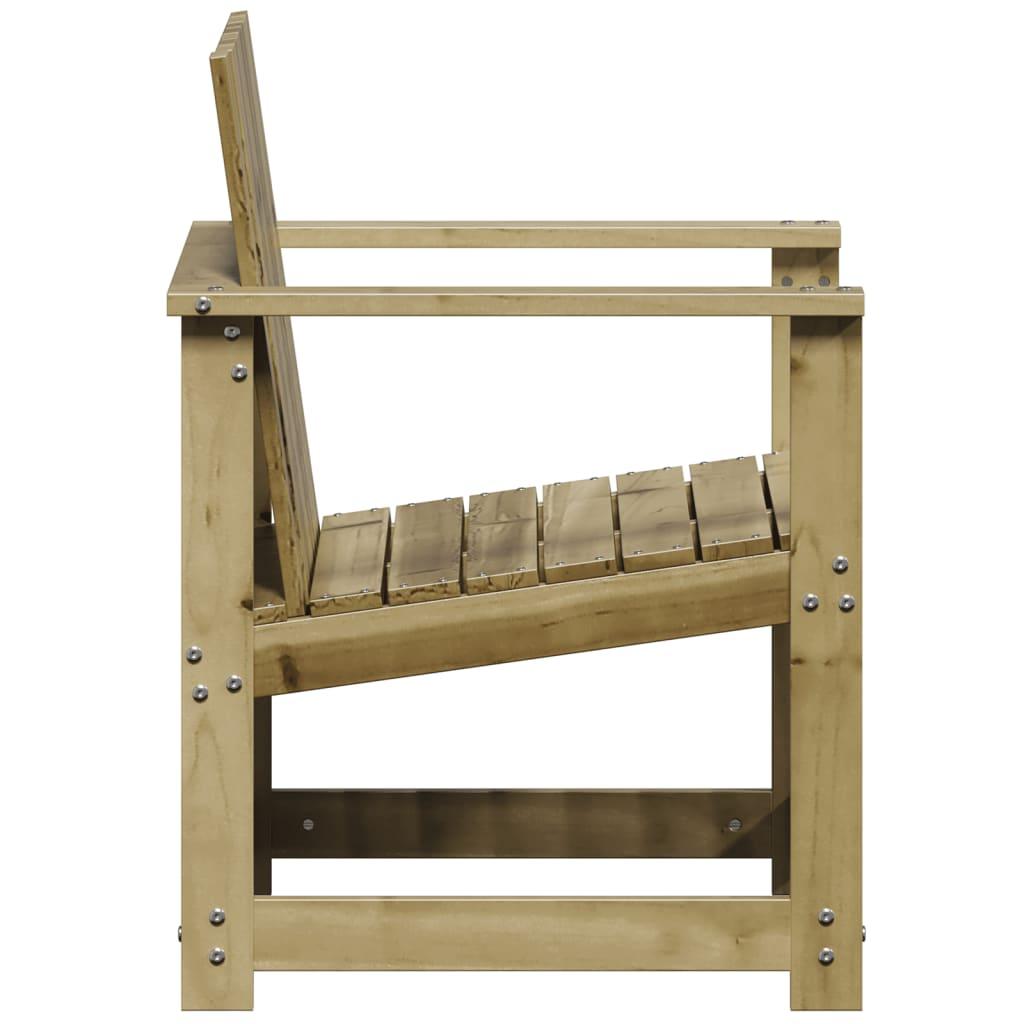 Silla de jardín madera de pino impregnada