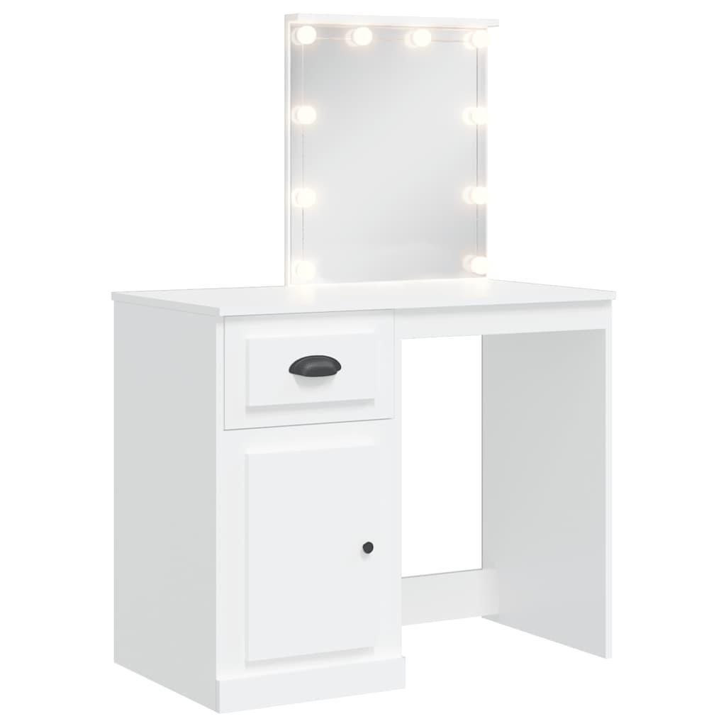 Tocador con luces LED