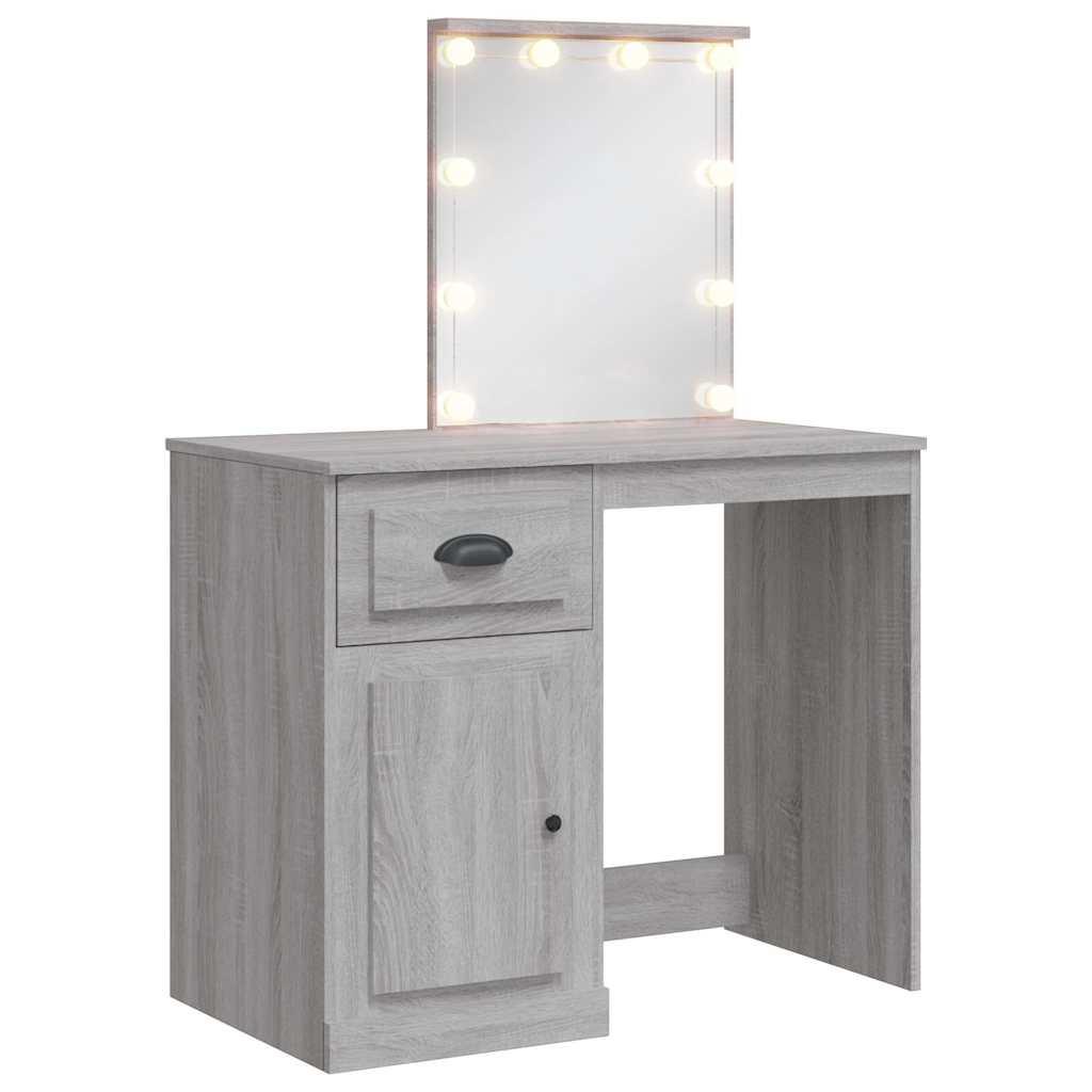 Tocador con luces LED