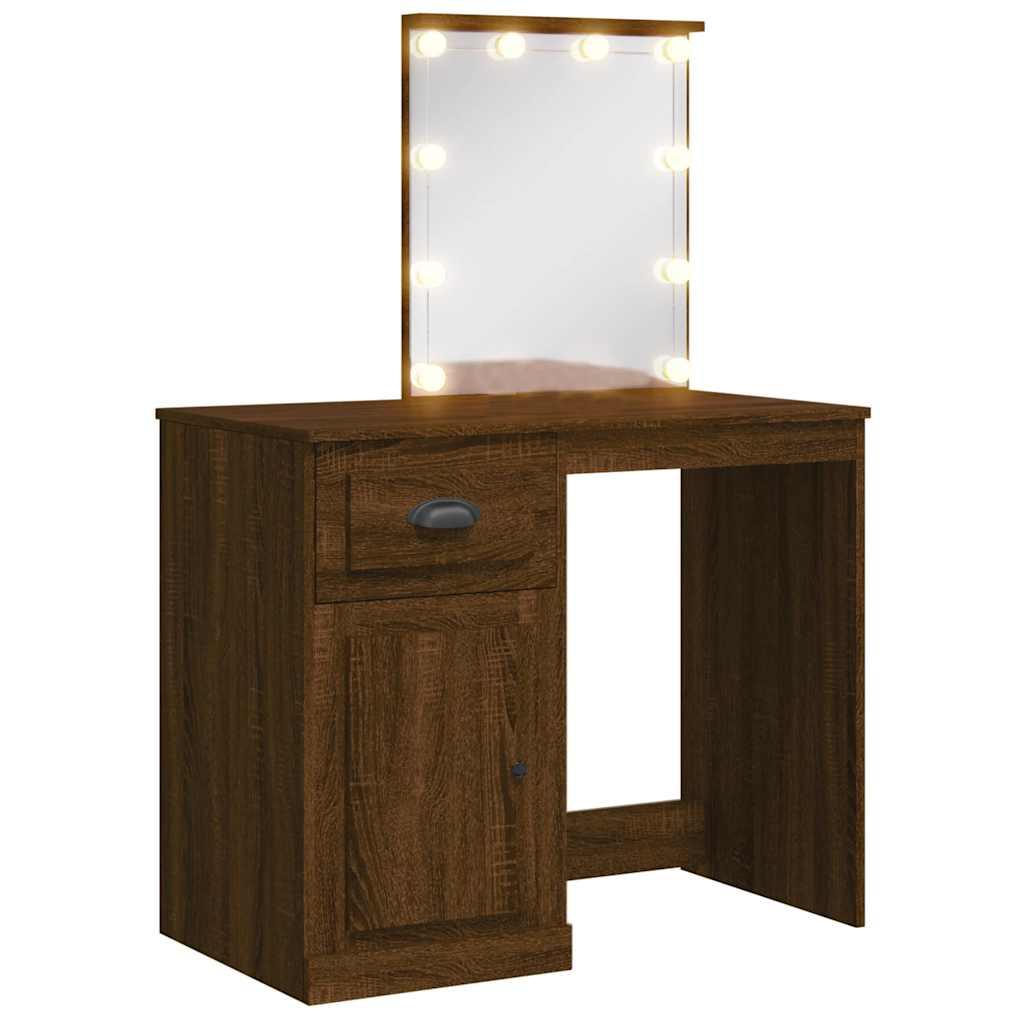 Tocador con luces LED