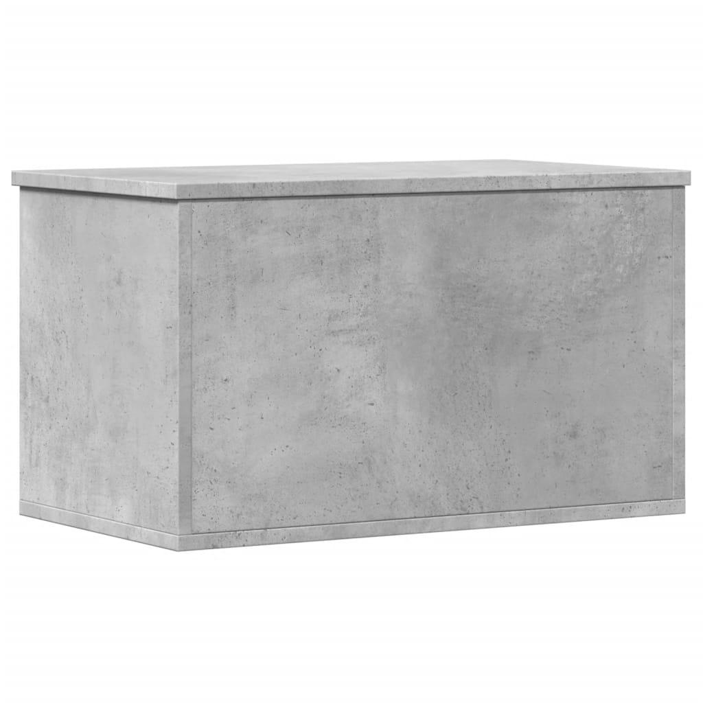 Caja de almacenaje madera ingeniería gris hormigón