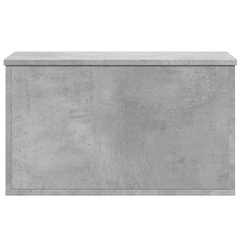 Caja de almacenaje madera ingeniería gris hormigón