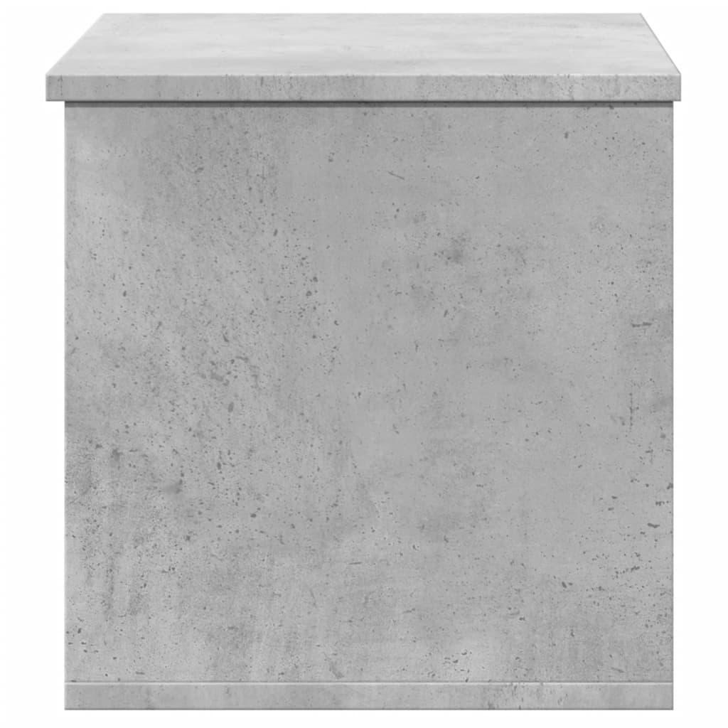 Caja de almacenaje madera ingeniería gris hormigón
