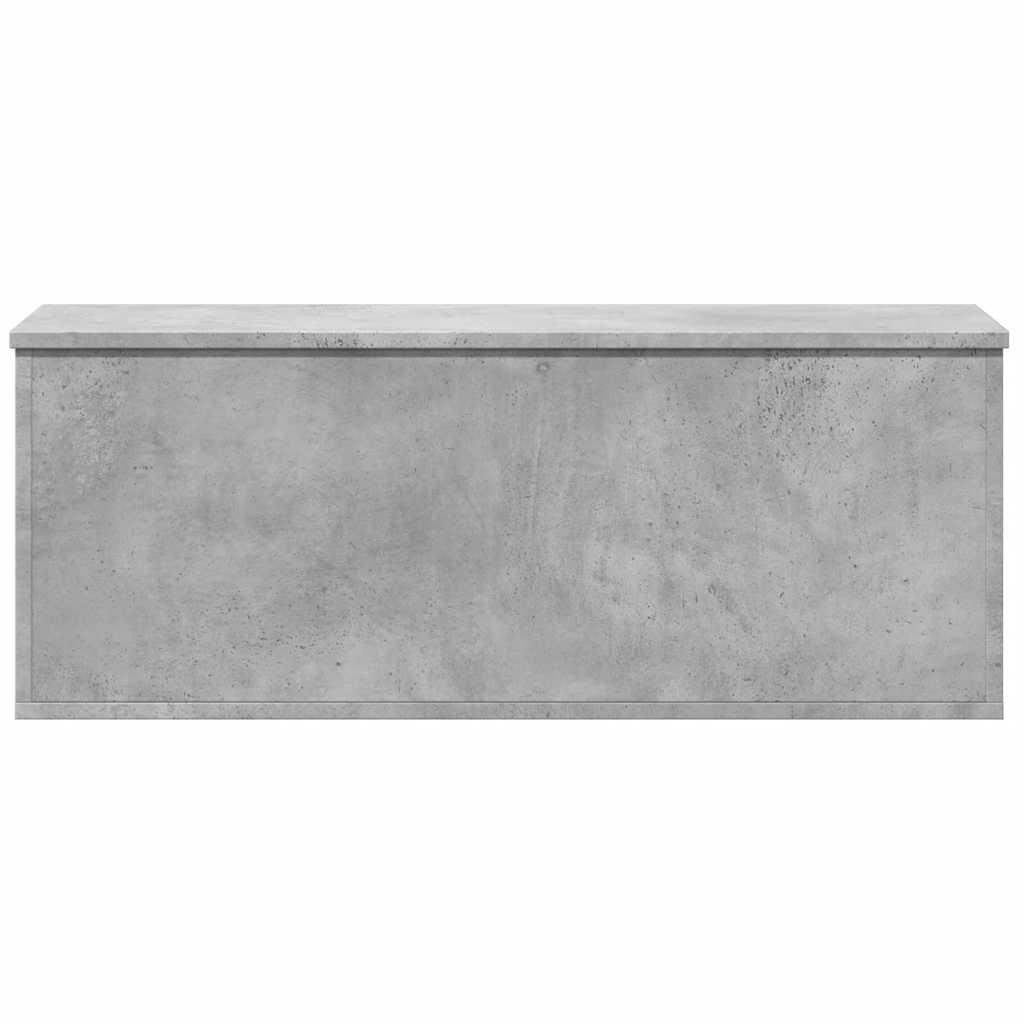 Caja de almacenaje madera ingeniería gris hormigón