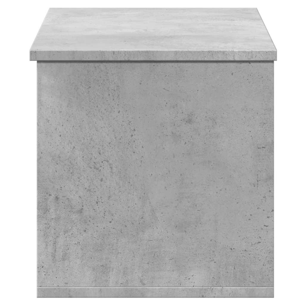 Caja de almacenaje madera ingeniería gris hormigón