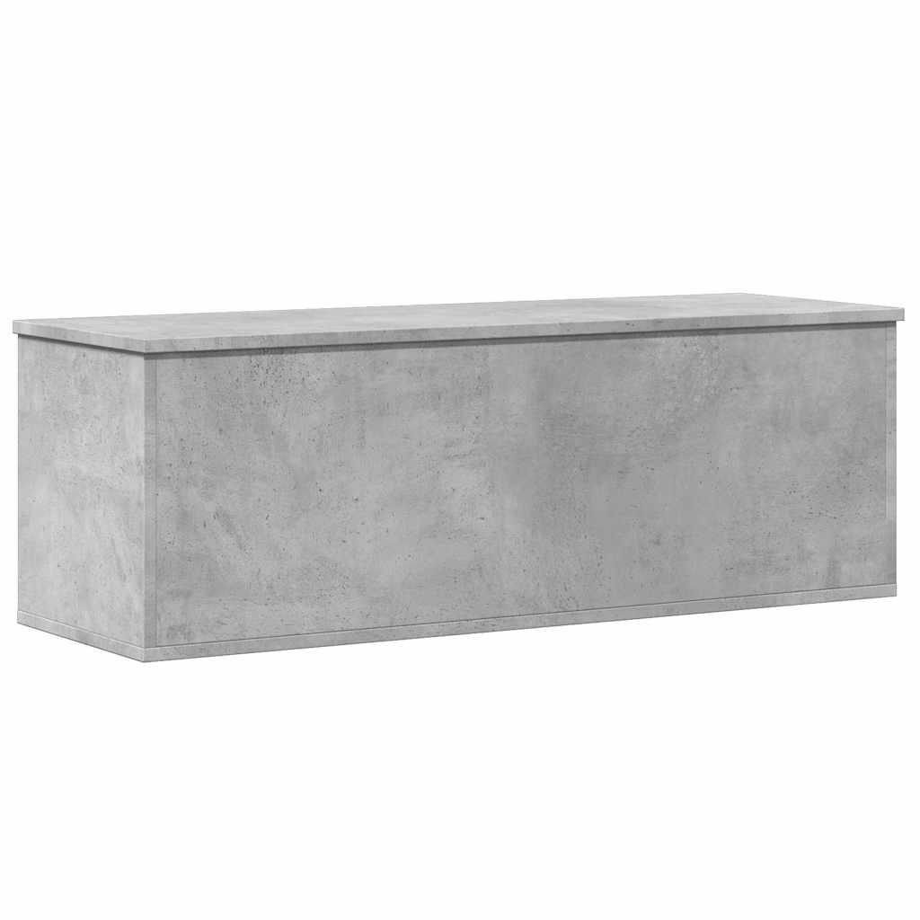 Caja de almacenaje madera ingeniería gris hormigón
