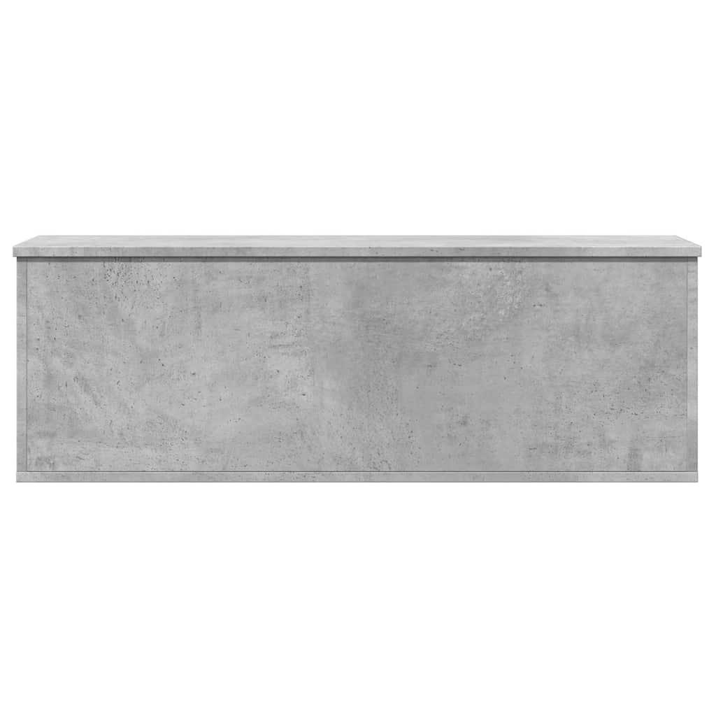 Caja de almacenaje madera ingeniería gris hormigón