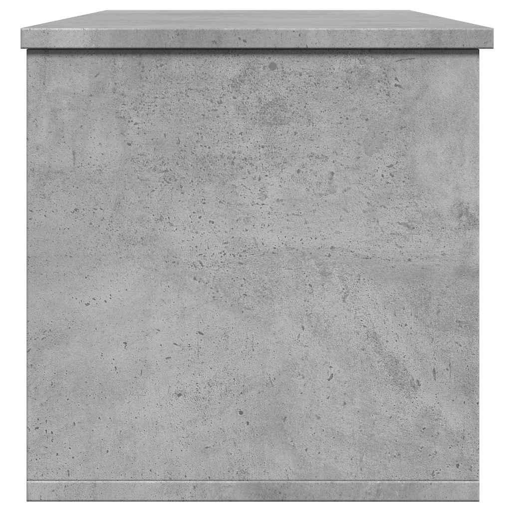 Caja de almacenaje madera ingeniería gris hormigón