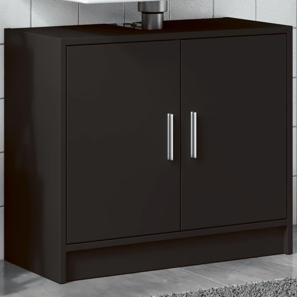Armario de lavabo madera de ingeniería roble Sonoma 59x37x59 cm