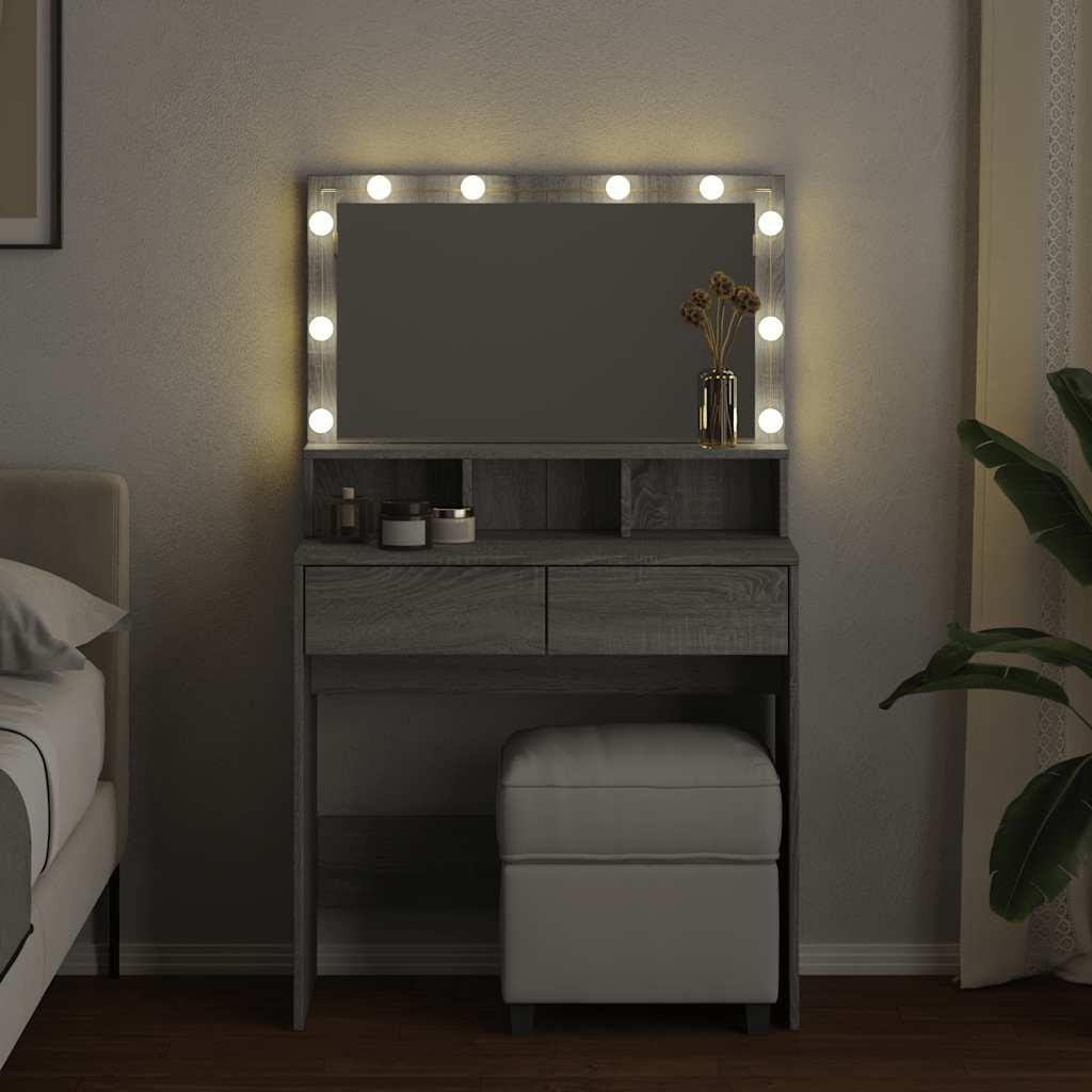 Tocador con luces LED