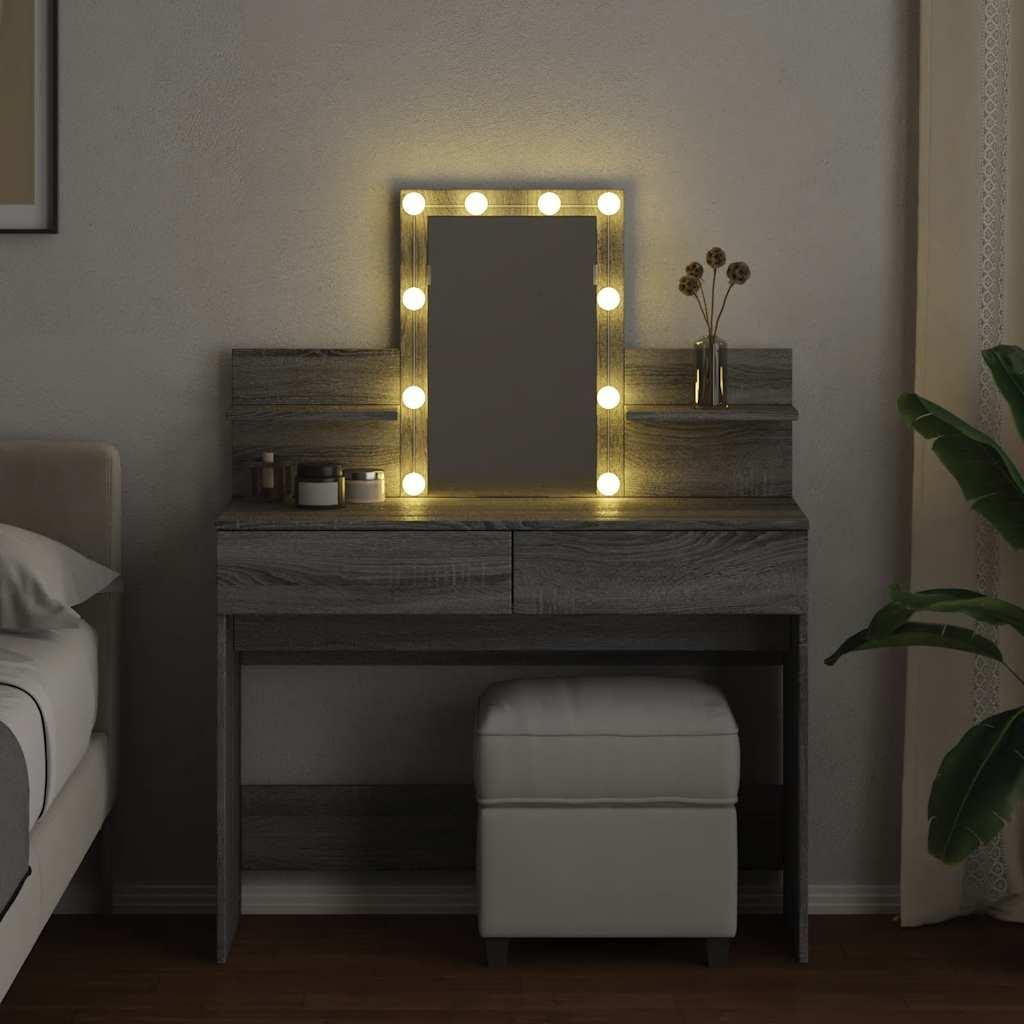 Tocador con luces LED