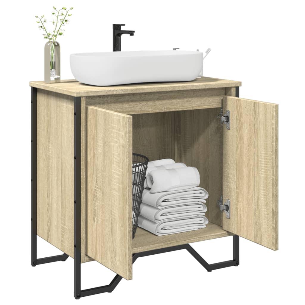 Armario de lavabo de baño madera ingeniería
