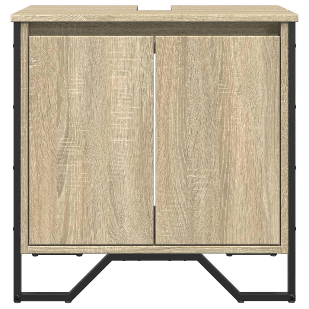 Armario de lavabo de baño madera ingeniería