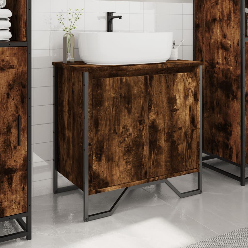 Armario de lavabo de baño madera ingeniería